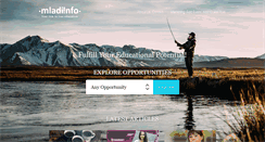 Desktop Screenshot of mladiinfo.eu
